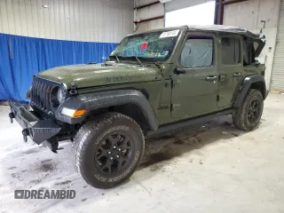 2022 Jeep Wrangler Unlimited Sport S with VIN 1C4HJXDN2NW132471, listed as a Copart auction lot 72798144 with 39,106 mi miles and Non Repairable. Bid and sale history available at carsss.com. Image 1.