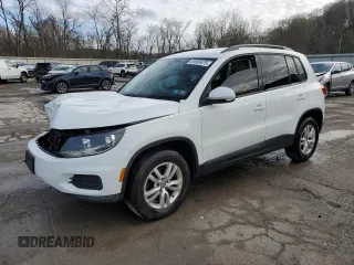 2016 Volkswagen Tiguan SEL z VIN WVGBV7AX8GW557949, wystawiony jako Copart lot #51653475 z przebiegiem 82 032 mil mil oraz Szkoda całkowita • Salvage title. Historia ofert i sprzedaży dostępna na DreamBid. Obrazek 1.