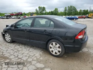2011 Honda Civic LX with VIN 2HGFA1F53BH307727, listed as a Copart auction lot 57440754 with 153,689 mi miles and Salvage Title. Bid and sale history available at DreamBid. Image 2.