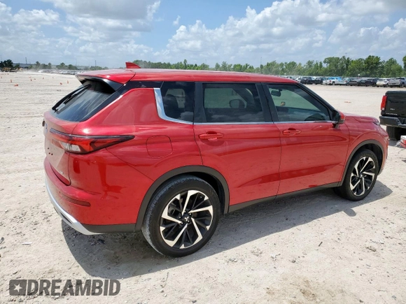 2024 Mitsubishi Outlander SE z VIN JA4J3VA89RZ048600, wystawiony jako Copart lot #60091975 z przebiegiem Nie podano mil oraz Szkoda całkowita • Salvage title. Historia ofert i sprzedaży dostępna na DreamBid. Obrazek 3.