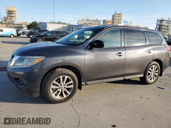 2014 Nissan Pathfinder SL with VIN 5N1AR2MN9EC721026, listed as a Copart auction lot 55617615 with 205,895 mi miles and Clean Title. Bid and sale history available at DreamBid. Image 1.