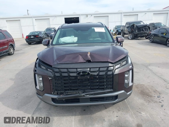 2023 Hyundai Palisade Limited z VIN KM8R54GE0PU517573, wystawiony jako IAAI lot #41870400 z przebiegiem 11 477 mil mil oraz . Historia ofert i sprzedaży dostępna na DreamBid. Obrazek 12.
