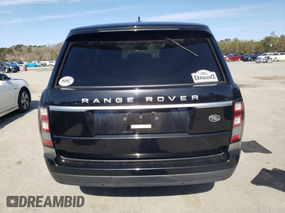 2016 Land Rover Range Rover with VIN SALGR2PF0GA293308, listed as a Copart auction lot 42118445 with 20,311 mi miles and Salvage Title. Bid and sale history available at carsss.com. Image 6.