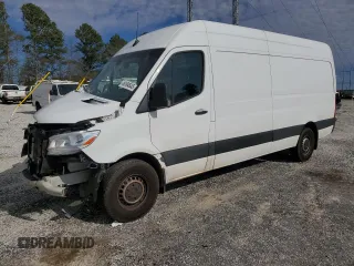 2023 Mercedes-Benz Sprinter Cargo with VIN W1Y40CHY0PT134394, listed as a Copart auction lot 55868155 with 53,473 mi miles and Salvage Title. Bid and sale history available at carsss.com. Image 1.