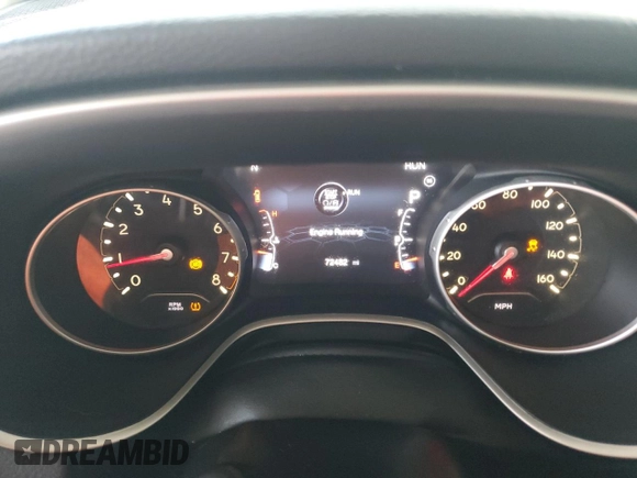 2019 Jeep Compass Altitude with VIN 3C4NJDBB3KT599863, listed as a Copart auction lot 57561965 with 72,482 mi miles and Salvage title. Bid and sale history available at DreamBid. Image 9.