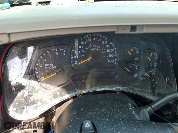 2005 Chevrolet Silverado 1500 LS with VIN 1GCEC14T45Z265515, listed as a Copart auction lot 58745165 with Not provided miles and Salvage title. Bid and sale history available at DreamBid. Image 9.