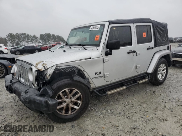 2008 Jeep Wrangler Unlimited X with VIN 1J4GB39138L608458, listed as a Copart auction lot 43549075 with 100,565 mi miles and Salvage Title. Bid and sale history available at DreamBid. Image 1.