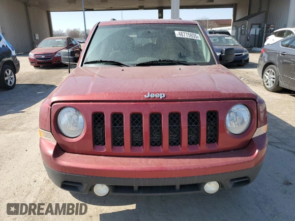 2015 Jeep Patriot Latitude with VIN 1C4NJPFB8FD264556, listed as a Copart auction lot 48775935 with 147,432 mi miles and Salvage Title. Bid and sale history available at DreamBid. Image 5.