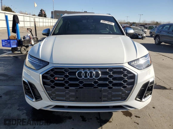 2021 Audi SQ5 Prestige with VIN WA1C4AFY4M2042115, listed as a Copart auction lot 49074035 with 41,302 mi miles and Salvage title. Bid and sale history available at DreamBid. Image 5.