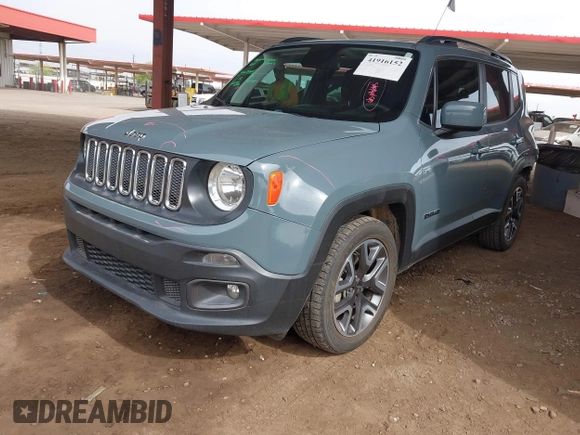 2018 Jeep Renegade Latitude with VIN ZACCJABB5JPJ26670, listed as a IAAI auction lot 41916152 with 76,193 mi miles. Bid and sale history available at carsss.com. Image 20.