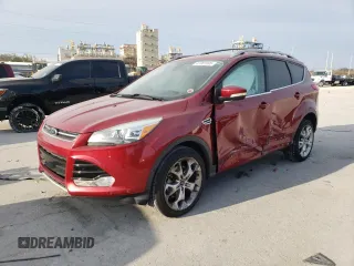 2015 Ford Escape Titanium with VIN 1FMCU9J99FUC64012, listed as a Copart auction lot 41881695 with 110,899 mi miles and Salvage Title. Bid and sale history available at DreamBid. Image 1.