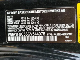 2016 BMW 2 Series 228i with VIN WBA1F9C56GV544978, listed as a Copart auction lot 53974395 with 49,508 mi miles and Salvage title. Bid and sale history available at DreamBid. Image 13.
