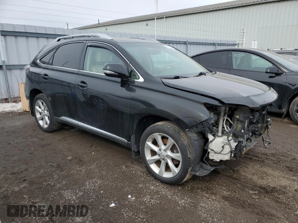 2010 Lexus RX 350 with VIN 2T2BK1BA5AC058607, listed as a Copart auction lot 46995305 with Not Provided miles and Salvage Title. Bid and sale history available at DreamBid. Image 4.