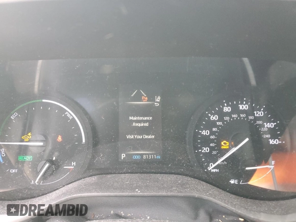 2021 Toyota Sienna XLE with VIN 5TDYRKEC1MS072223, listed as a Copart auction lot 45282985 with 81,311 mi miles and Salvage Title. Bid and sale history available at DreamBid. Image 9.