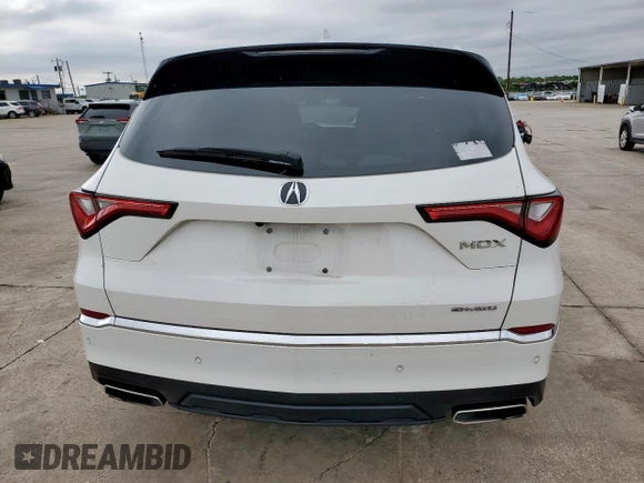 2023 Acura MDX Advance с VIN 5J8YE1H87PL006358, выставлен на аукционе Copart как лот 56013605 с пробегом 49 109 миль миль и Списание • Salvage title. История ставок и продаж доступна на DreamBid. Изображение 6.