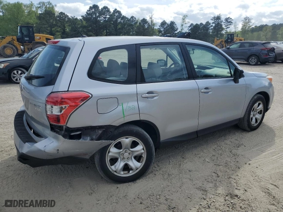 2015 Subaru Forester 2.5i with VIN JF2SJAAC1FH447307, listed as a Copart auction lot 52717955 with 97,997 mi miles and Salvage Title. Bid and sale history available at carsss.com. Image 3.