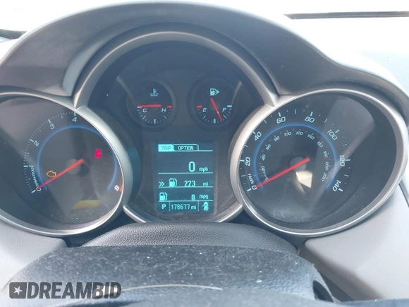 2014 Chevrolet Cruze LS with VIN 1G1PA5SH5E7170874, listed as a IAAI auction lot 41962925 with 178,677 mi miles and . Bid and sale history available at DreamBid. Image 7.