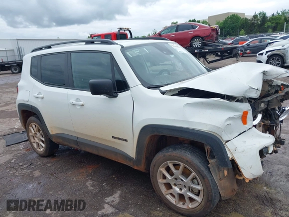 2022 Jeep Renegade Latitude with VIN ZACNJDB18NPN89443, listed as a IAAI auction lot 42161861 with 98,914 mi miles and . Bid and sale history available at DreamBid. Image 14.