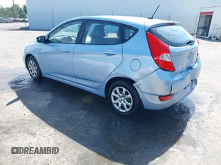 2013 Hyundai Accent GS with VIN KMHCT5AE5DU125906, listed as a IAAI auction lot 42282731 with 148,033 mi miles and . Bid and sale history available at DreamBid. Image 3.