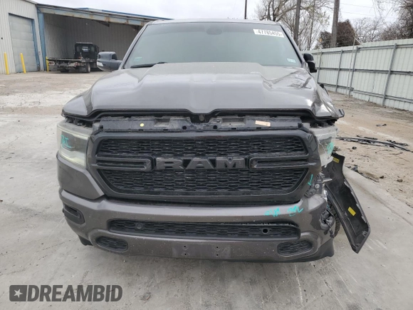 2022 Ram 1500 Big Horn with VIN 1C6SRFFM7NN298608, listed as a Copart auction lot 47785455 with 63,945 mi miles and Salvage Title. Bid and sale history available at carsss.com. Image 5.