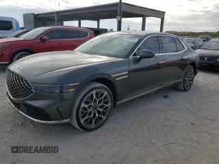 2023 Genesis G90 e-SC z VIN KMTFC4SD8PU029226, wystawiony jako Copart lot #88391865 z przebiegiem 16 762 mil mil oraz Szkoda całkowita • Salvage title. Historia ofert i sprzedaży dostępna na DreamBid. Obrazek 1.