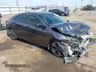 2018 Honda Civic EX-L with VIN JHMFC1F74JX043145, listed as a IAAI auction lot 41591850 with 54,724 mi miles and . Bid and sale history available at DreamBid. Image 1.