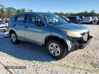 2014 Honda CR-V LX with VIN 2HKRM3H33EH560844, listed as a Copart auction lot 84021034 with 132,819 mi miles and Salvage Title. Bid and sale history available at carsss.com. Image 4.