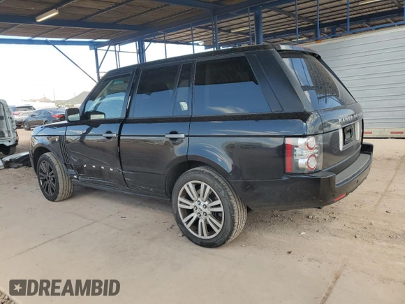 2010 Land Rover Range Rover HSE Lux with VIN SALMF1D48AA308170, listed as a Copart auction lot 52904695 with 49,180 mi miles and Salvage title. Bid and sale history available at DreamBid. Image 2.