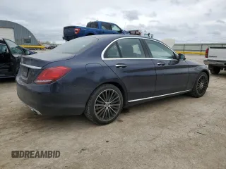 2020 Mercedes-Benz C 300 with VIN WDDWF8DB1LR539915, listed as a Copart auction lot 51808385 with 81,632 mi miles and Salvage title. Bid and sale history available at DreamBid. Image 3.