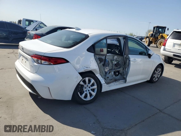 2020 Toyota Corolla LE with VIN 5YFEPRAE3LP022360, listed as a Copart auction lot 52259075 with 73,433 mi miles and Salvage Title. Bid and sale history available at carsss.com. Image 3.