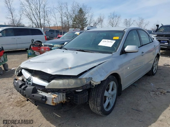 2006 Mazda Mazda6 Sport i with VIN 1YVHP80C965M36634, listed as a IAAI auction lot 41879291 with 174111 miles. Bid and sale history available at carsss.com. Image 2.
