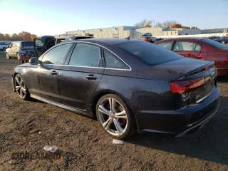 2018 Audi S6 Premium Plus with VIN WAUFFAFC4JN000827, listed as a Copart auction lot 75673354 with 55,783 mi miles and Salvage Title. Bid and sale history available at carsss.com. Image 2.