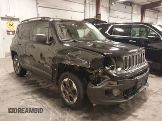 2016 Jeep Renegade Sport with VIN ZACCJBAT4GPE33694, listed as a IAAI auction lot 41738498 with 195,652 mi miles. Bid and sale history available at carsss.com. Image 1.