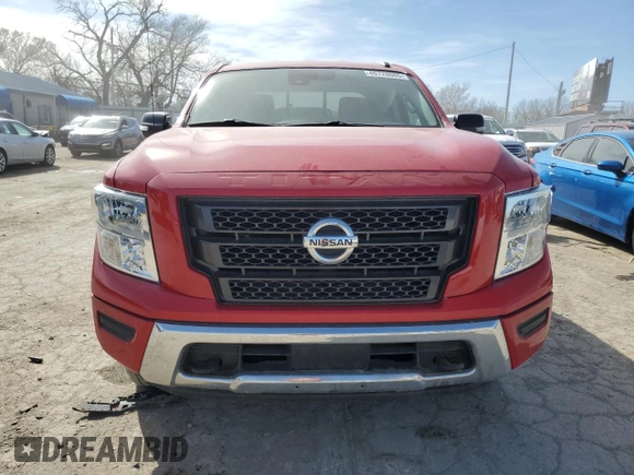 2020 Nissan Titan S with VIN 1N6AA1EC0LN508421, listed as a Copart auction lot 46728665 with 46,858 mi miles and Salvage title. Bid and sale history available at DreamBid. Image 5.