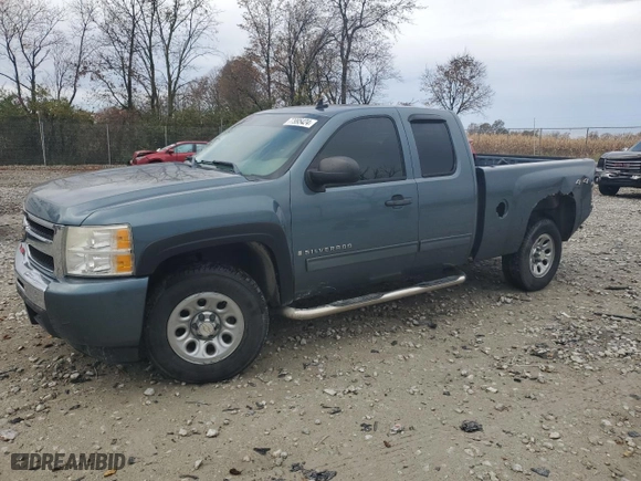 2009 Chevrolet Silverado 1500 Work Truck with VIN 2GCEK19CX91110302, listed as a Copart auction lot 77995424 with 165,123 mi miles and Salvage Title. Bid and sale history available at carsss.com. Image 1.