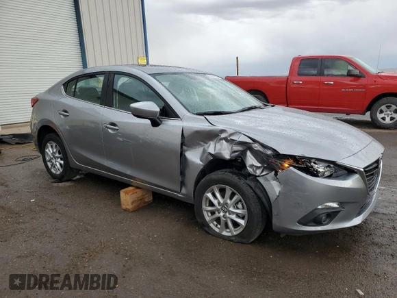 2015 Mazda 3 i Grand Touring z VIN JM1BM1W76F1239689, wystawiony jako Copart lot #55343985 z przebiegiem 14 789 mil mil oraz Szkoda całkowita • Salvage title. Historia ofert i sprzedaży dostępna na DreamBid. Obrazek 4.