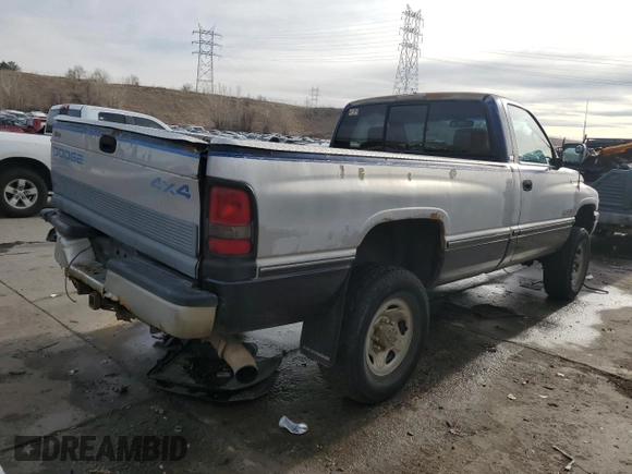 1995 Dodge 2500 with VIN 1B7KF26CXSS250602, listed as a Copart auction lot 87487014 with 272,183 mi miles and Salvage Title. Bid and sale history available at carsss.com. Image 3.
