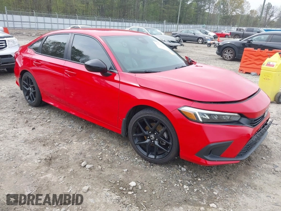 2022 Honda Civic Sport z VIN 2HGFE2F51NH534607, wystawiony jako IAAI lot #41938903 z przebiegiem 32 554 mil mil oraz . Historia ofert i sprzedaży dostępna na DreamBid. Obrazek 1.