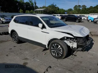 2024 Volkswagen Tiguan S with VIN 3VVRB7AX3RM016730, listed as a Copart auction lot 57854455 with 6,948 mi miles and Salvage title. Bid and sale history available at DreamBid. Image 4.