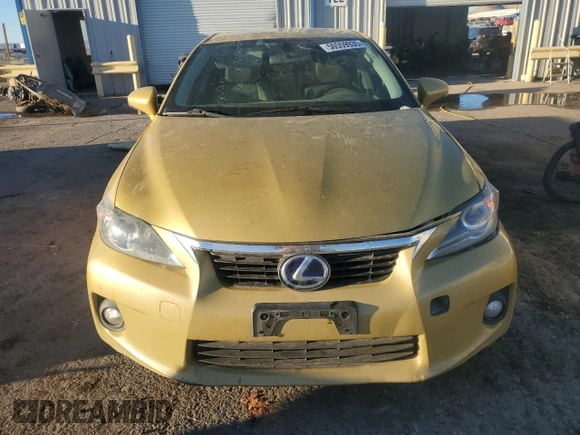 2011 Lexus CT 200h with VIN JTHKD5BH8B2041432, listed as a Copart auction lot 50559935 with 119,467 mi miles and Salvage title. Bid and sale history available at DreamBid. Image 5.