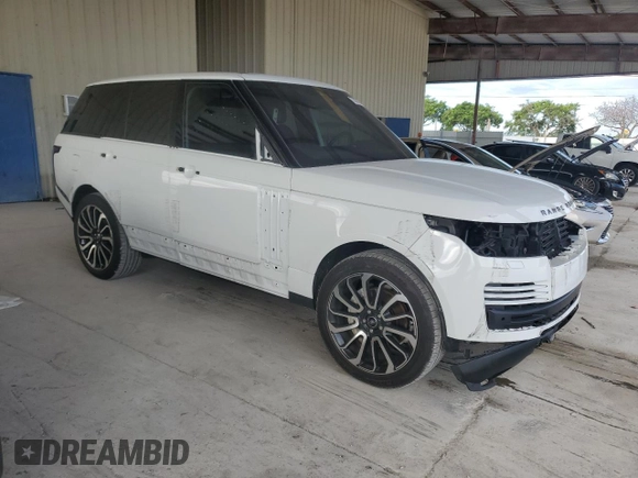 2020 Land Rover Range Rover with VIN SALGR2SU0LA570488, listed as a Copart auction lot 73030624 with 42,616 mi miles and Salvage title. Bid and sale history available at DreamBid. Image 4.