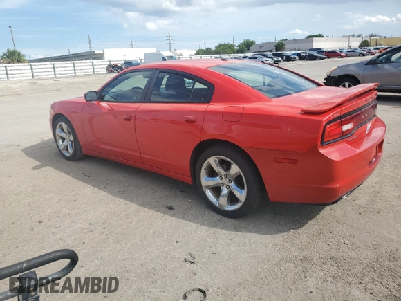 2013 Dodge Charger SXT with VIN 2C3CDXHG0DH730914, listed as a Copart auction lot 72643764 with 44,814 mi miles and Salvage Title. Bid and sale history available at carsss.com. Image 2.
