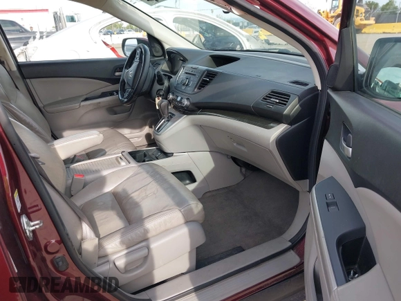 2012 Honda CR-V EX-L with VIN 5J6RM3H78CL014515, listed as a IAAI auction lot 41980437 with 209,421 mi miles. Bid and sale history available at carsss.com. Image 5.