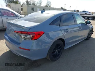 2024 Honda Civic Sport with VIN 2HGFE2F59RH562595, listed as a IAAI auction lot 41681632 with 18,217 mi miles and . Bid and sale history available at DreamBid. Image 4.