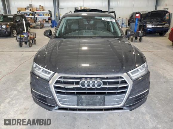 2018 Audi Q5 Premium Plus with VIN WA1BNAFYXJ2207489, listed as a Copart auction lot 62893875 with 127,122 mi miles and Salvage title. Bid and sale history available at DreamBid. Image 5.