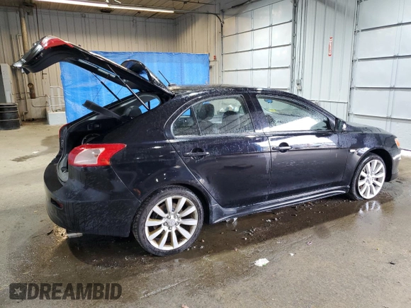 2010 Mitsubishi Lancer GTS with VIN JA32X8HW7AU001795, listed as a Copart auction lot 68226064 with 144,272 mi miles and Salvage Title. Bid and sale history available at carsss.com. Image 3.