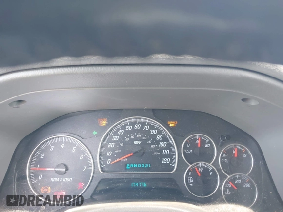 2004 GMC Envoy SLE с VIN 1GKDT13S242361580, выставлен на аукционе IAAI как лот 42453931 с пробегом 174 776 миль миль и . История ставок и продаж доступна на DreamBid. Изображение 7.