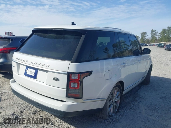 2016 Land Rover Range Rover HSE with VIN SALGS2KF8GA250296, listed as a IAAI auction lot 41716801 with 166,302 mi miles and . Bid and sale history available at DreamBid. Image 4.