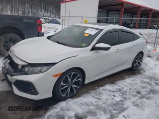 2018 Honda Civic Si with VIN 2HGFC1E50JH706377, listed as a IAAI auction lot 41384413 with 76,115 mi miles and . Bid and sale history available at DreamBid. Image 18.
