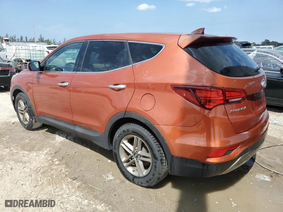 2017 Hyundai Santa Fe Sport 2.4L with VIN 5XYZT3LB0HG429805, listed as a Copart auction lot 52755605 with 137,557 mi miles and Clean Title. Bid and sale history available at carsss.com. Image 2.